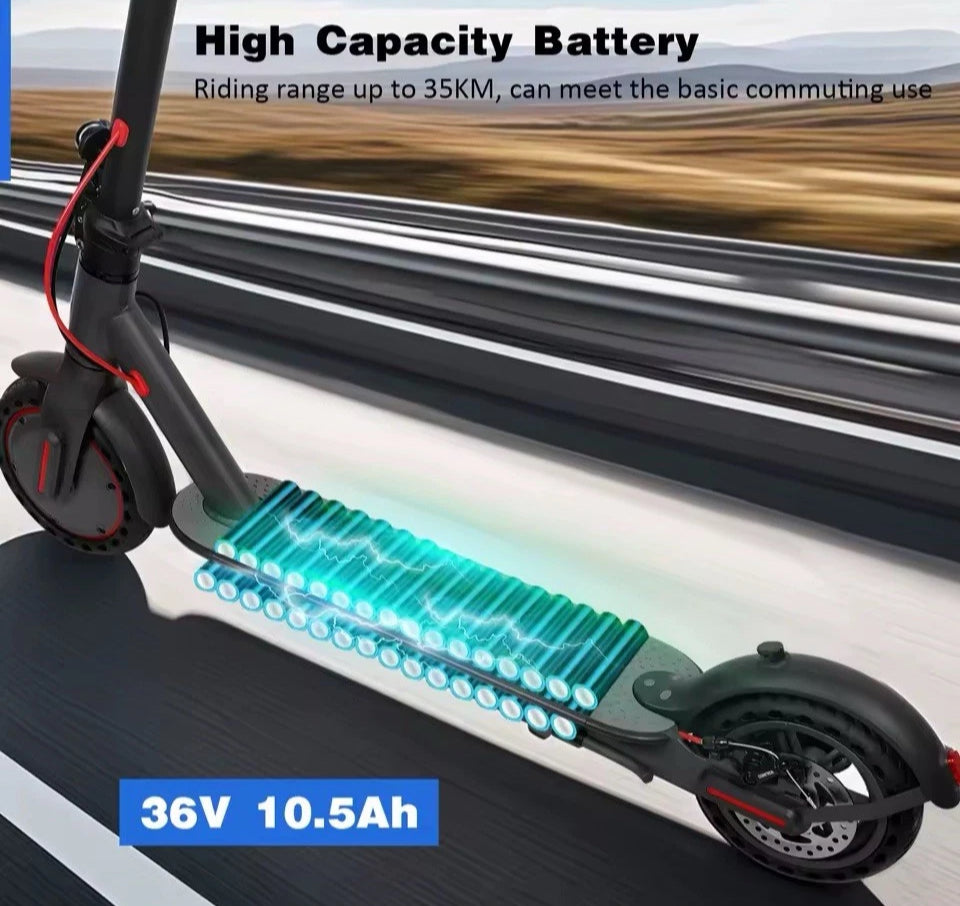 ES80/M365 X1 Elektroroller, 36 V, 10,5 Ah, 500-W-Motor, 35 km Reichweite, 31 km
