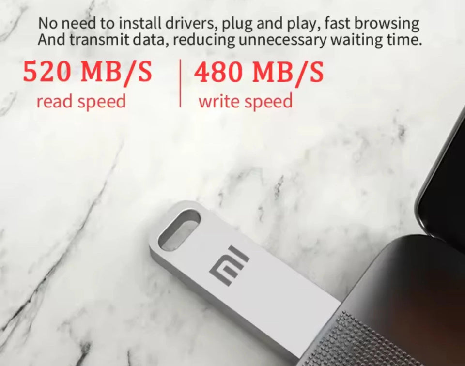 Xiaomi Typ-C USB-Flash-Laufwerke 2TB Pendrive USB 3.2 Schnittstelle OTG Pen