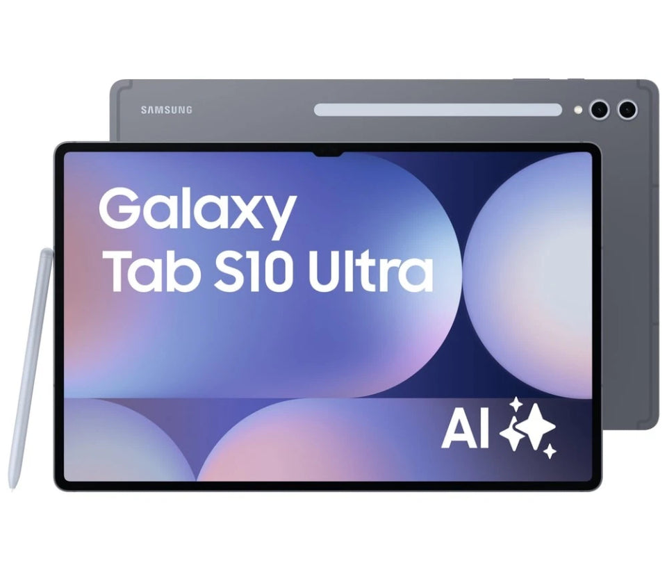 Samsung Galaxy Tab S10 Ultra, WiFi, 256GB, Moonstone Gray + Book