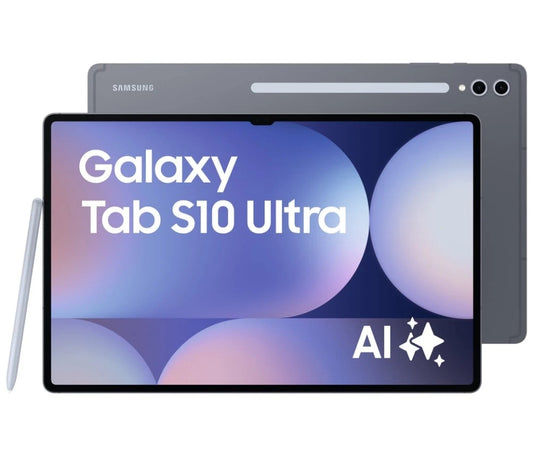 Samsung Galaxy Tab S10 Ultra, WiFi, 256GB, Moonstone Gray + Book