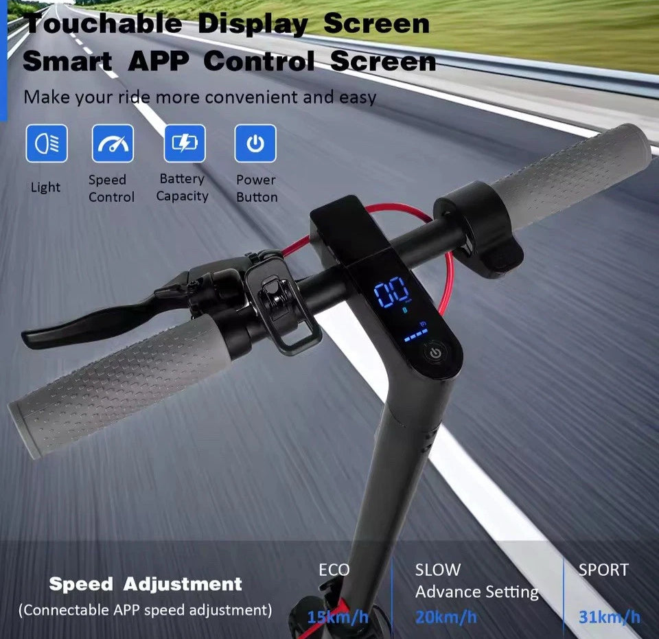 ES80/M365 X1 Elektroroller, 36 V, 10,5 Ah, 500-W-Motor, 35 km Reichweite, 31 km