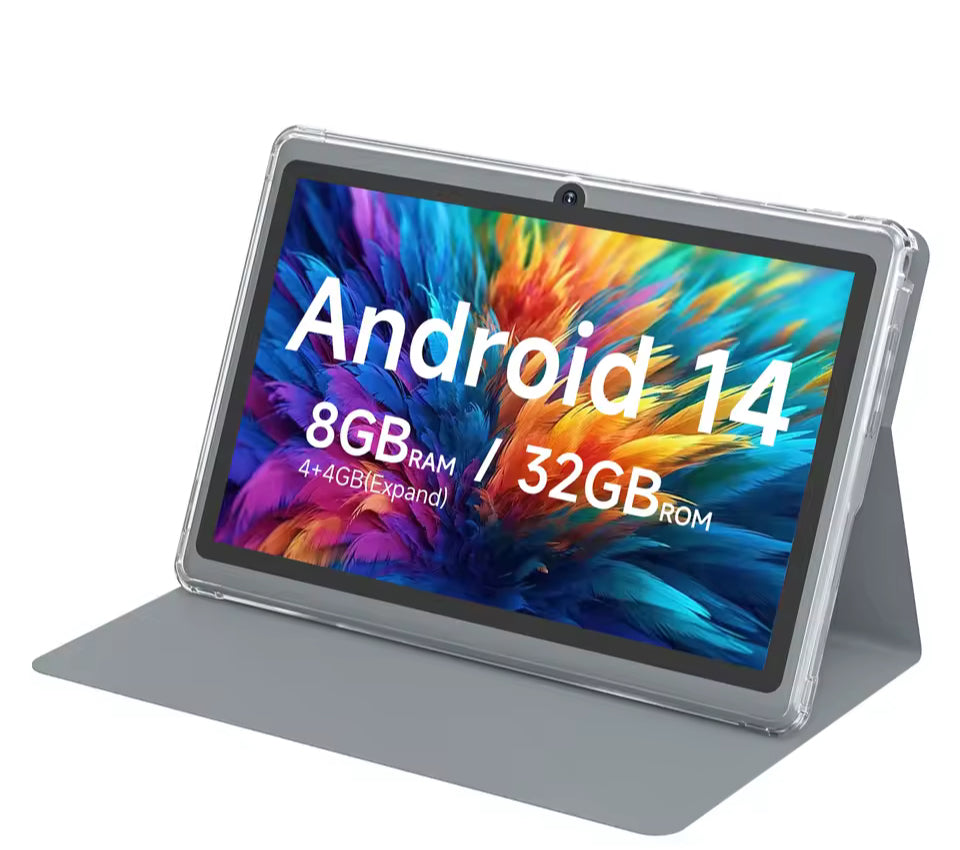 PEICHENG|Tablet mit Android, 7-Zoll-IPS-UHD RAM, 32 GB Speicher, Wi-Fi gaming